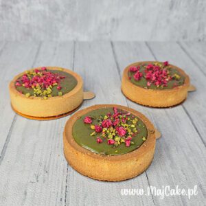 Tartaletki pistacjowo malinowe 10 szt.