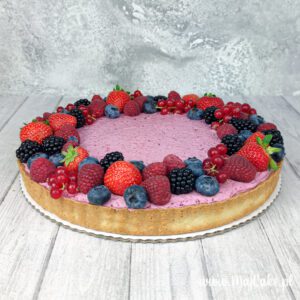 Tarta porzeczkowo malinowa